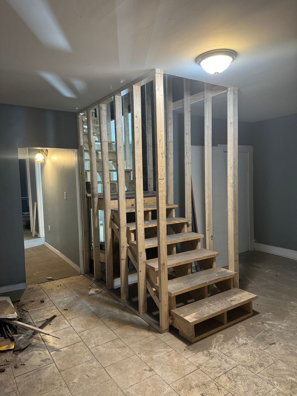 Custom stair build
