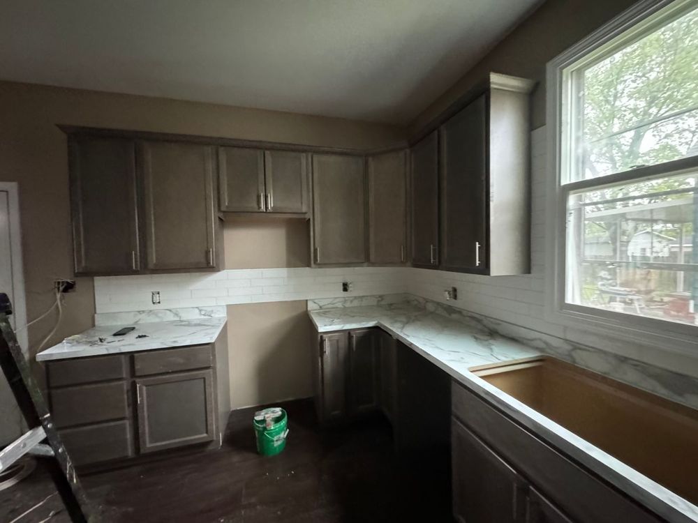 Kitchen cabinets