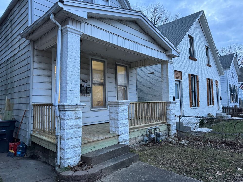 Porch rebuild, Newburgh, IN
